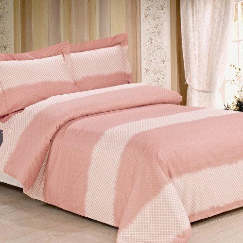 French Cuddley Peach Linen Set