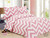 French Pink Waves Linen Set