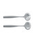 Guzzini Grace Salad Servers- Grey