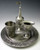 Matte Pewter Jerusalem Havdalah Set (4214-P)