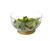Classic Touch Glass Bowl With Mosaic Base