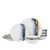 Lazuli Super White Porcelain Set of 8 Dinnerware