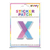 X Initial Color Block Sticker Patch