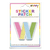 W Initial Color Block Sticker Patch