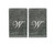 Gray Initial Towels - Set of 2