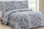 French Blue Waves Linen Set