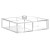 Lucite Box with 4 Square Dishes BY CAESAREA