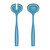 Dolcevita Salad Servers, Turquoise