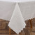 Lace Tablecloth White Unlined