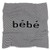 Bebe Black Knit Baby Blanket