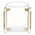 Lucite Washing Cup with White Gold Design