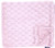 Bubbles Mauve Minky Baby Blanket