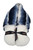 Plush Waves Navy Hooded Towel