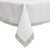 Lattice Lace Tablecloth White Lined