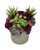 Grey Pot Floral Decor