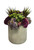 Grey Pot Floral Decor