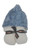 Frosted Denim Stars Hooded Towel