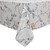 Grey Birds Velvet Tablecloth