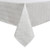 Oceania Waves White Jaquard Tablecloth