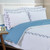 Magnolia Hotel Blue/Gray Linen Set