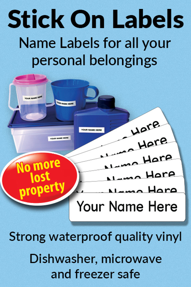 Iron on Clothing Name Labels NAME IT Australia