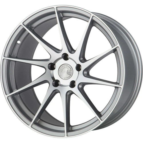 Aodhan AH09 18x8.5 5x114.3 +35 Gloss Silver Machined Face