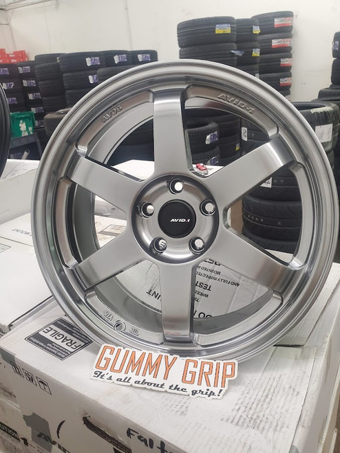 AVID 1 AV06 18x8.5 5X114.3 +35 Hyper Black