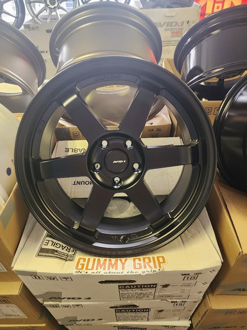 AVID 1 AV06 - 18x8 5X114.3 +35 Matte Black