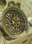 Aodhan DS03 18x9.5 5x114.3 +30 73.1 Black Vacuum w/ Gold Rivets