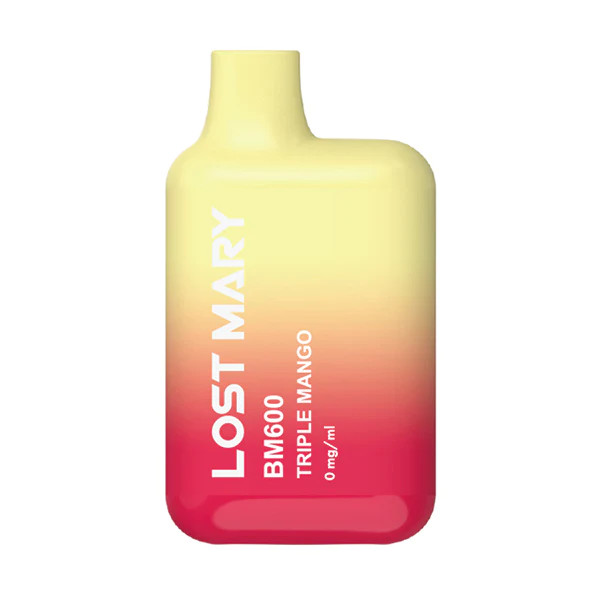 Lost Mary BM600 Triple Mango 0mg Pod Kit (Nicotine-Free) - Vape Juicez