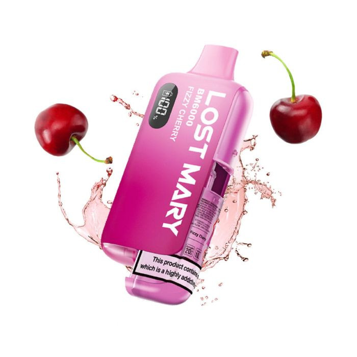 Lost Mary BM6000 Fizzy Cherry Pod Kit - Vape Juicez