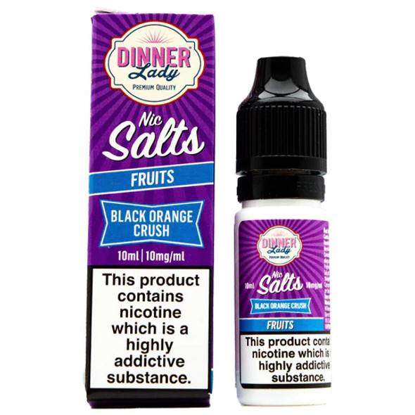 Dinner Lady Nic Salts Black Orange Crush 10ml