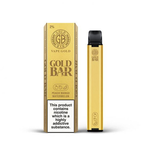 Gold Bar 600 Peach Mango Watermelon Disposable Vape