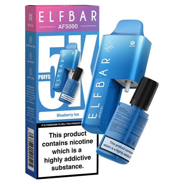 Elf Bar AF5000 Blueberry Ice Disposable Vape