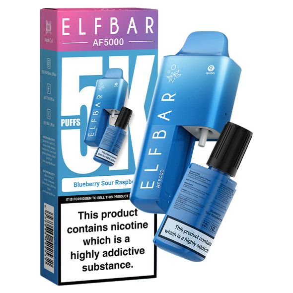 Elf Bar AF5000 Blueberry Sour Raspberry Disposable Vape