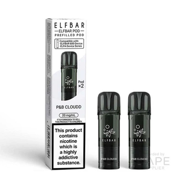 Elf Bar 600 P&B Cloud Prefilled Pods - 2PK