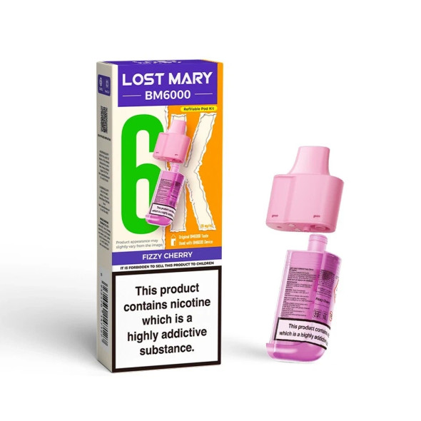 Lost Mary BM6000 Fizzy Cherry Replacement Pod
