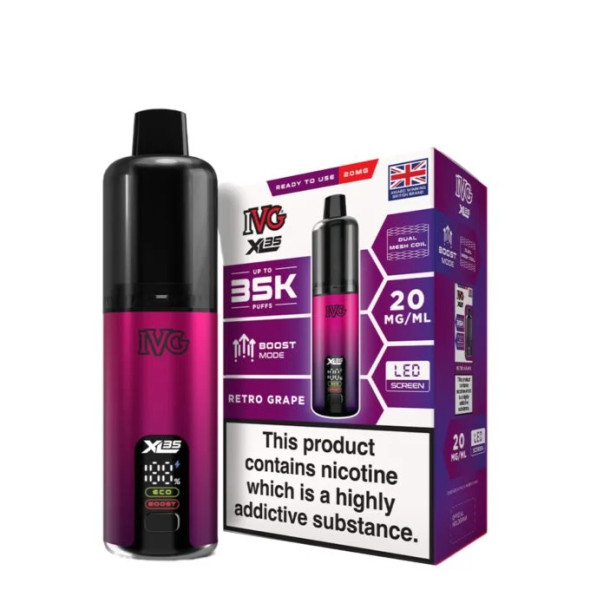 IVG XL 35K Retro Grape Pod Kit