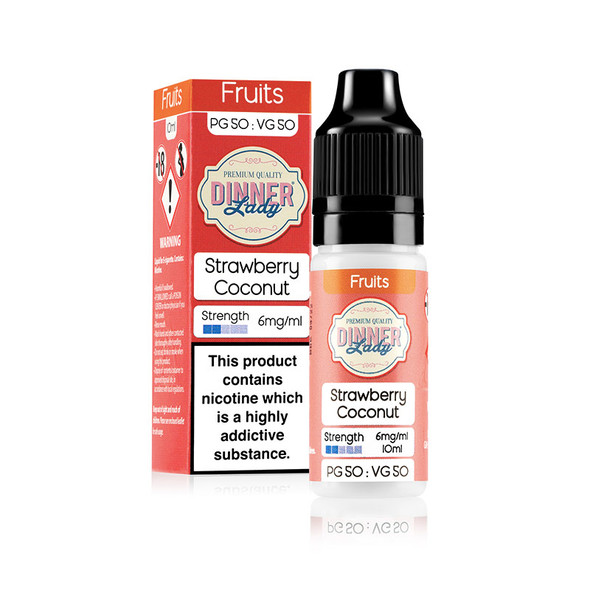 Dinner Lady 5050 Strawberry Coconut 10ml