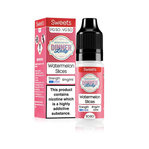 Dinner Lady 5050 Watermelon Slices 10ml