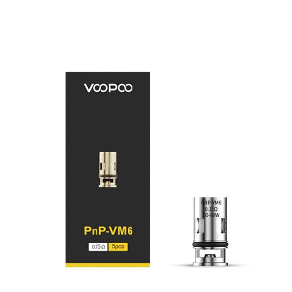 Voopoo PNP-VM6  0.15Ω Replacement Coils (5-pack)