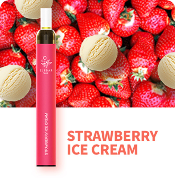 Elf Bar T600 Strawberry Ice Cream Disposable Vape