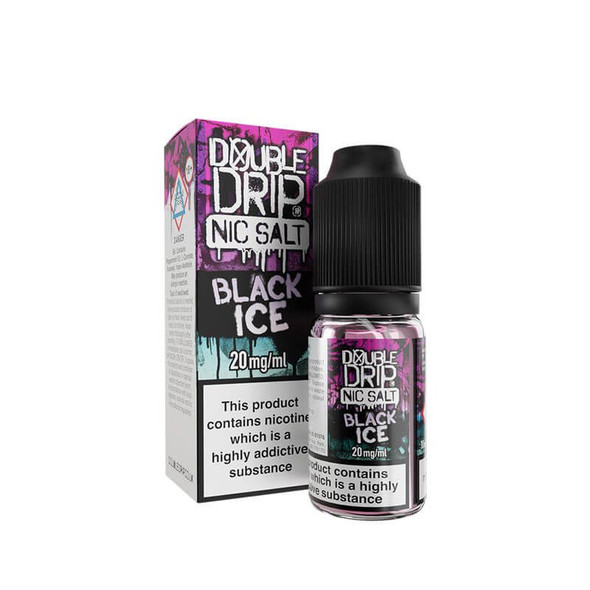 Double Drip Nic Salts Black Ice 10ml