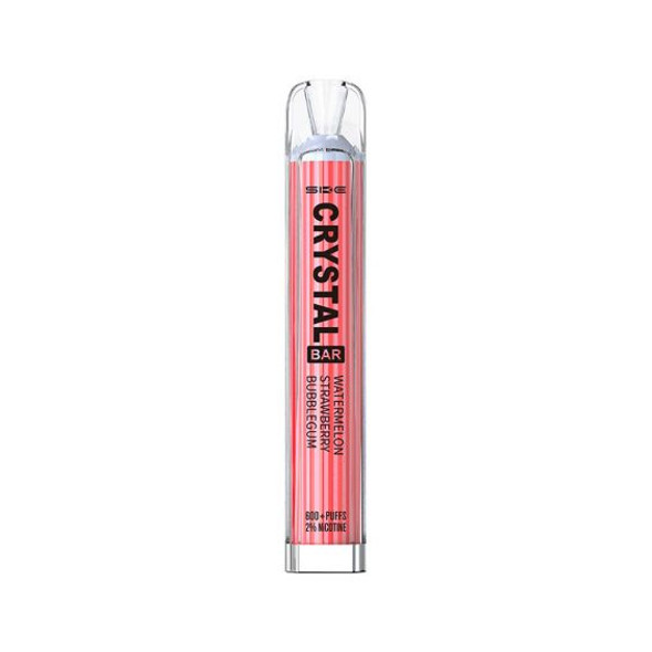 SKE Crystal 600 Watermelon Strawberry Bubblegum Disposable Vape