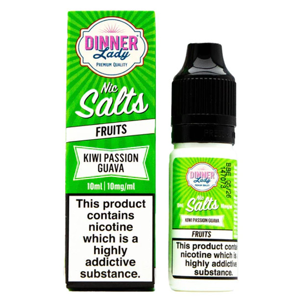 Dinner Lady Nic Salts Kiwi Passion Guava 10ml