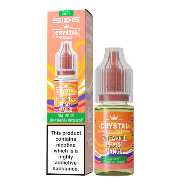 SKE Crystal Original Nic Salts Pineapple Peach Mango 10ml