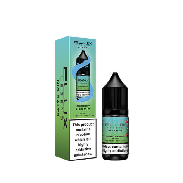 Elux Legend Nic Salts Blueberry Bubblegum 10ml