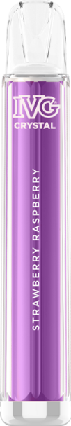 IVG Bar Crystal 600 Strawberry Raspberry Disposable Vape