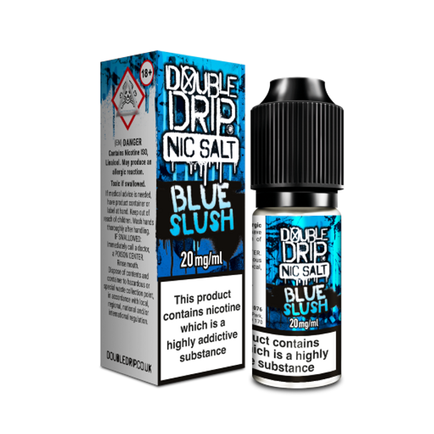 Double Drip Nic Salts Blue Slush 10ml