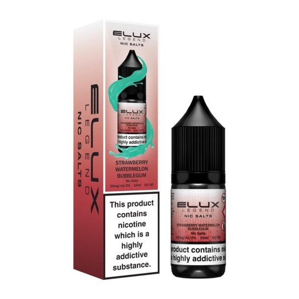 Elux Legend Nic Salts Strawberry Watermelon Bubblegum 10ml